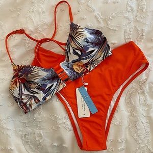 Tropical orange bikini 🍊